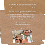 Brew it forward - Melly's Equipment Campaign