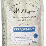 Melly's Celebration Blend Dark Roast Coffee 2lb bag - whole bean specialty coffee roasted in Ontario