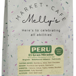 Melly's Organic Peru Medium Roast Coffee 2lb bag - El Gran Mirador, whole bean specialty coffee roasted in Ontario