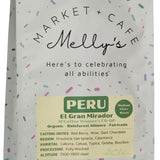 Melly's Organic Peru Medium Roast Coffee 2lb bag - El Gran Mirador, whole bean specialty coffee roasted in Ontario